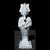 Statuette Du Dieu Osiris Assis