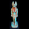 Statue Du Dieu Anubis En Statite