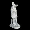 Statue Du Dieu Anubis En Statite