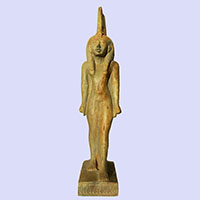 Statue De La Desse Maat En Statite Cuite - 26 Ko