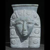 Statuette Tte D'Hathor En Statite - 29 Ko