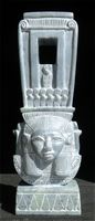 Statuette T�te D'Hathor En St�atite - 14&nbsp;Ko