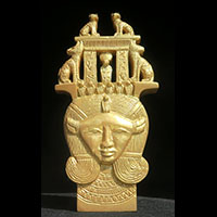 Statuette Tte D'Hathor En Statite - 35 Ko