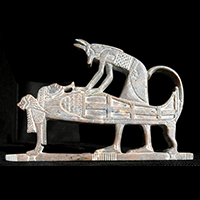 Stle Anubis Pratiquant La Momification Sur Ramses II, Statite Grise: 98,00 EUR - 51 Ko