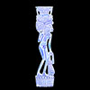 Jeune Fille Portant Un Vase, En Statite maille Bleue