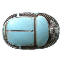 Scarab�e En St�atite Grav� Avec Hi�roglyphes - 32&nbsp;Ko