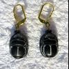 Boucle D'oreille Amulette Scarabe
