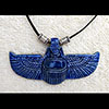 Collier Pendentif Amulette Scarabe Ail