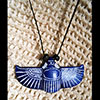 Collier Pendentif Amulette Scarabe Ail