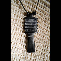 Bijoux Amulette Pharaonique : Le Pilier Djed  En Pierre Statite - 52 Ko