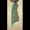 Bijoux Amulette Plume De Mat En Statite