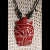 Pendentif Amulette Tte D'Hathor En Statite