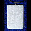 Pendentif Cartouche Du Pharaon Ramss II En Pierre Statite