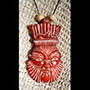 Pendentif Amulette Du Dieu B�s En St�atite