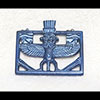 Pendentif Amulette Du Dieu Bs Ail En Statite