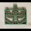 Pendentif Amulette Du Dieu Bs Ail En Statite