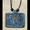 Collier Pendentif Amulette Des 3 Symboles  Ouas, Djed Et Ankh