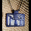 Collier Pendentif Amulette Des 3 Symboles  Ouas, Djed Et Ankh