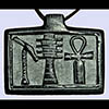 Collier Pendentif Amulette Des 3 Symboles  Ouas, Djed Et Ankh