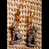 Boucle D'oreille Amulette Bastet