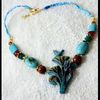 Pendentif Lotus Et L'oiseau